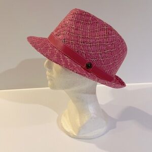 Som-Her Pink Fedora Hat